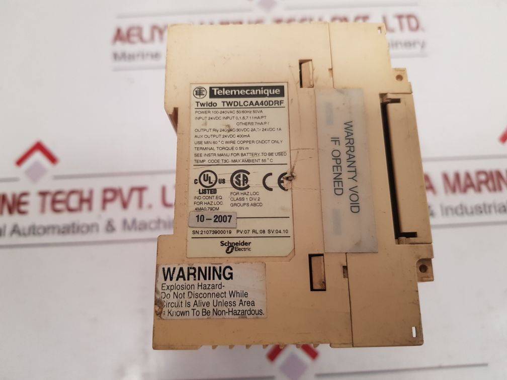 Telemecanique/Schneider Electric Twido Twdlcaa40Drf Controller 100-240Vac