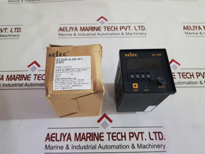 Selec xc 22b digit preset counter xc22b-4-ar-m1
