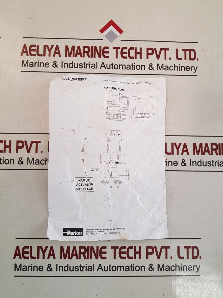 Parker 341L9534 Solenoid Valve