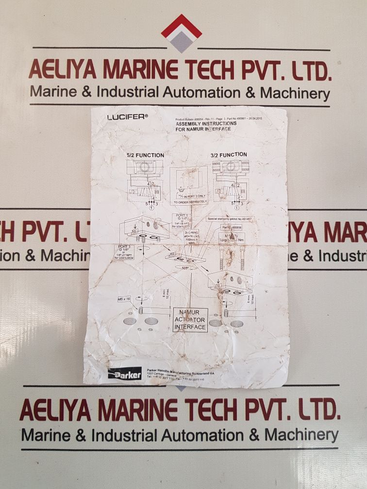 Parker 341L9534 Solenoid Valve