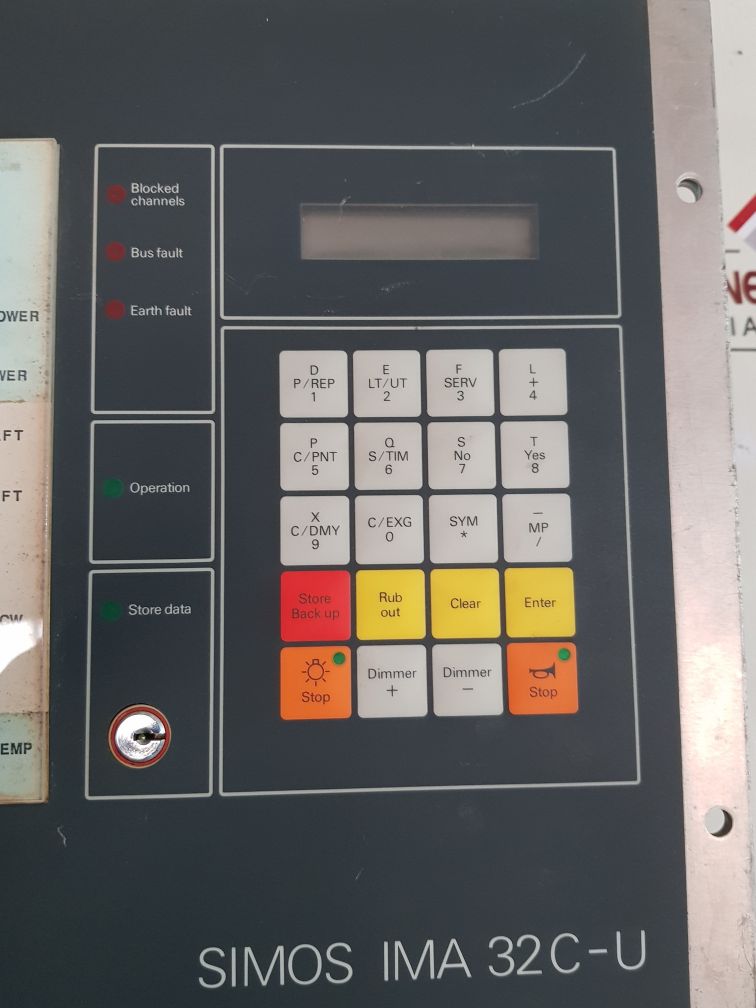 Siemens Simos Ima 32C-u 6Fs3080-0Ag00 Control Unit