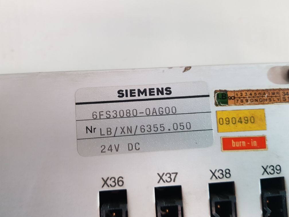 Siemens Simos Ima 32C-u 6Fs3080-0Ag00 Control Unit