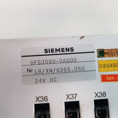 Siemens Simos Ima 32C-u 6Fs3080-0Ag00 Control Unit