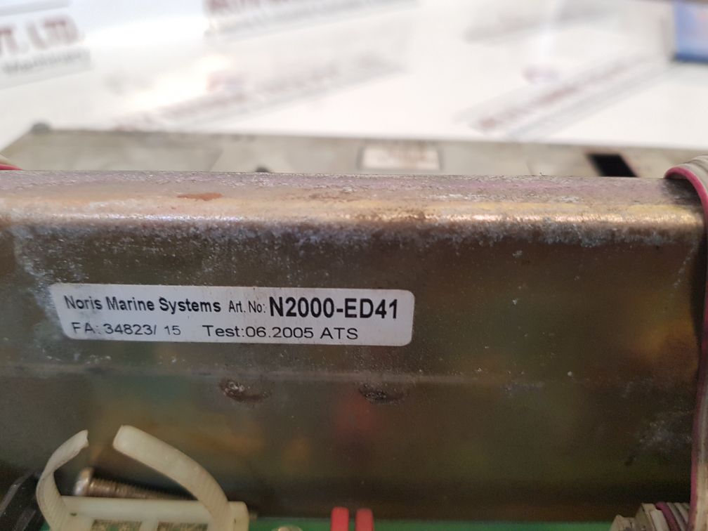 Noris N2000-dp31-mkr Dialog Panel Terminal Panel