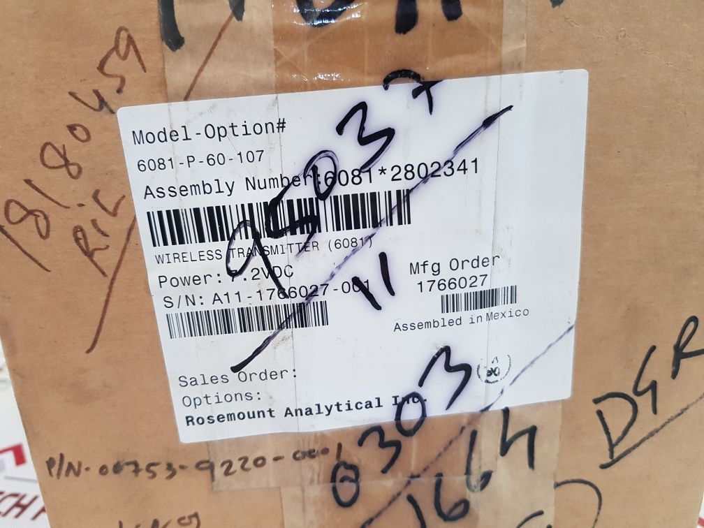 Emerson 6081 Wireless Ph/Orp Transmitter 6081-p