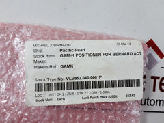 Bernard Gamk Vlv952.040.0001P Control Card