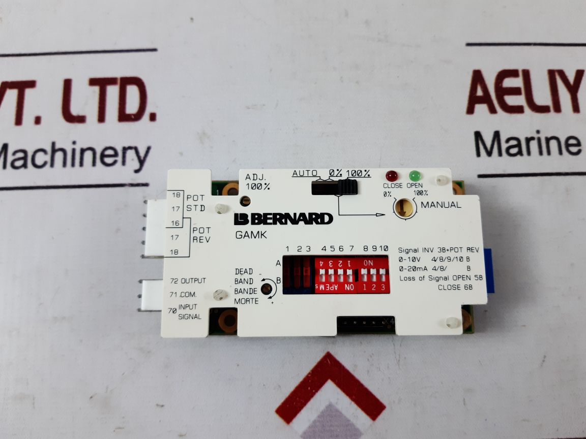 Bernard Gamk Vlv952.040.0001P Control Card