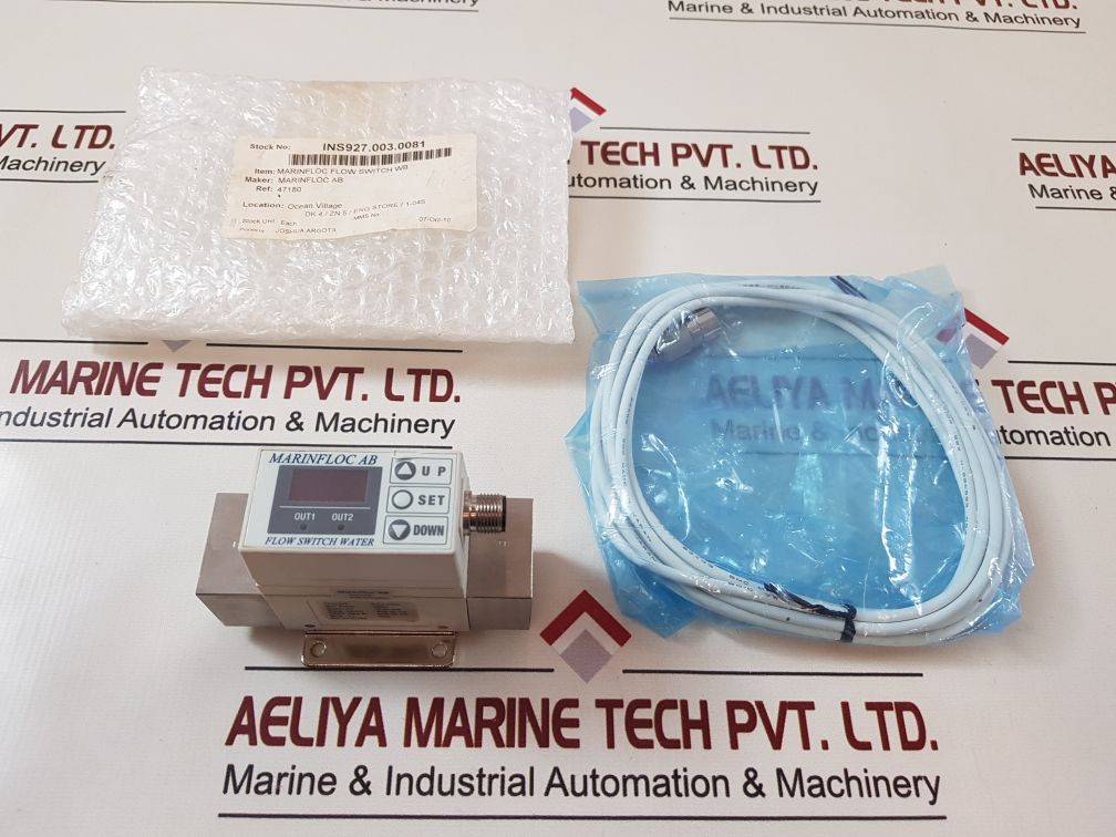 Marinfloc 47180 Flow Switch Water With Connector Cable