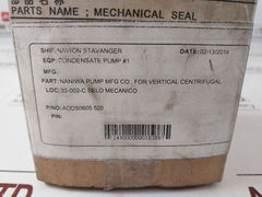 Naniwa 520 Mechanical Seal Kit Aods0605 520