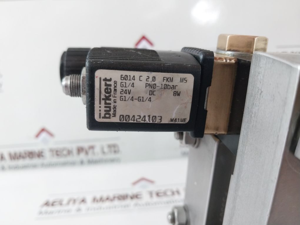  Burkert 6014 C 2,0 Fkm Ms Valve With Framo Evacuation System