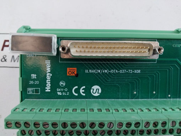 Honeywell Ul16Ai (2W/4W)-iota-d37-72-xor Input Relay Mtp16Ai-mtp-d37-72R