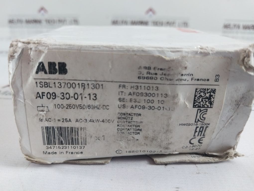 Abb Af09-30-01-13 Contactor 1Sbl137001R1301
