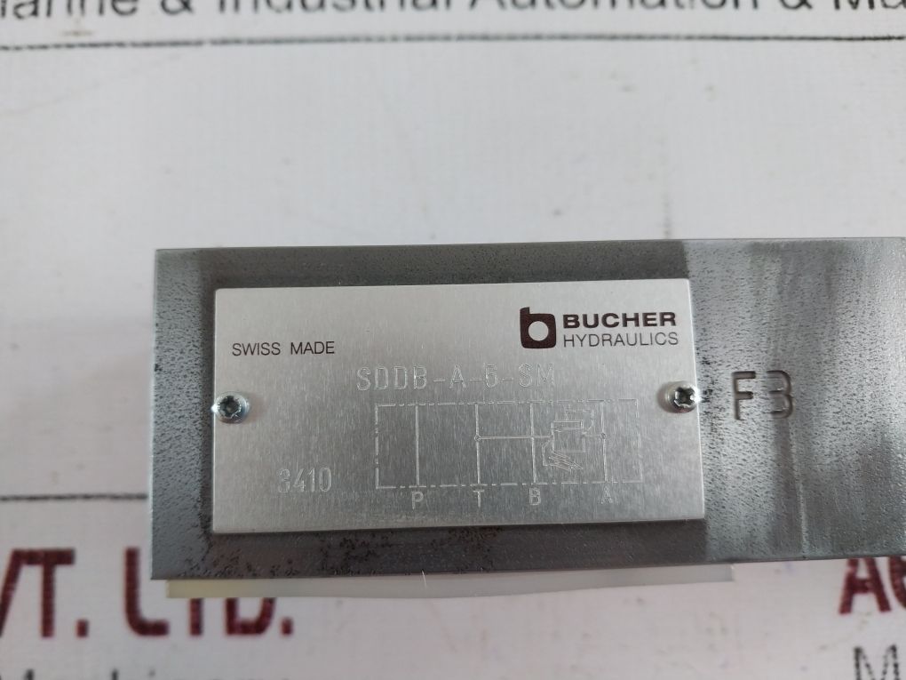 Bucher Sddb-a-6-sm Pressure Relief Valve
