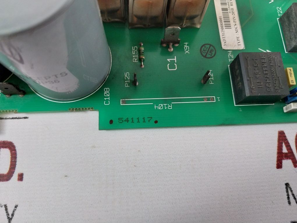 Abb Sdcs-pin-20Xb Driver Board Sdcs-pin-205B Rev.C