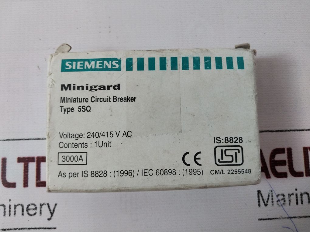 Siemens 5Sq21 50 Hz