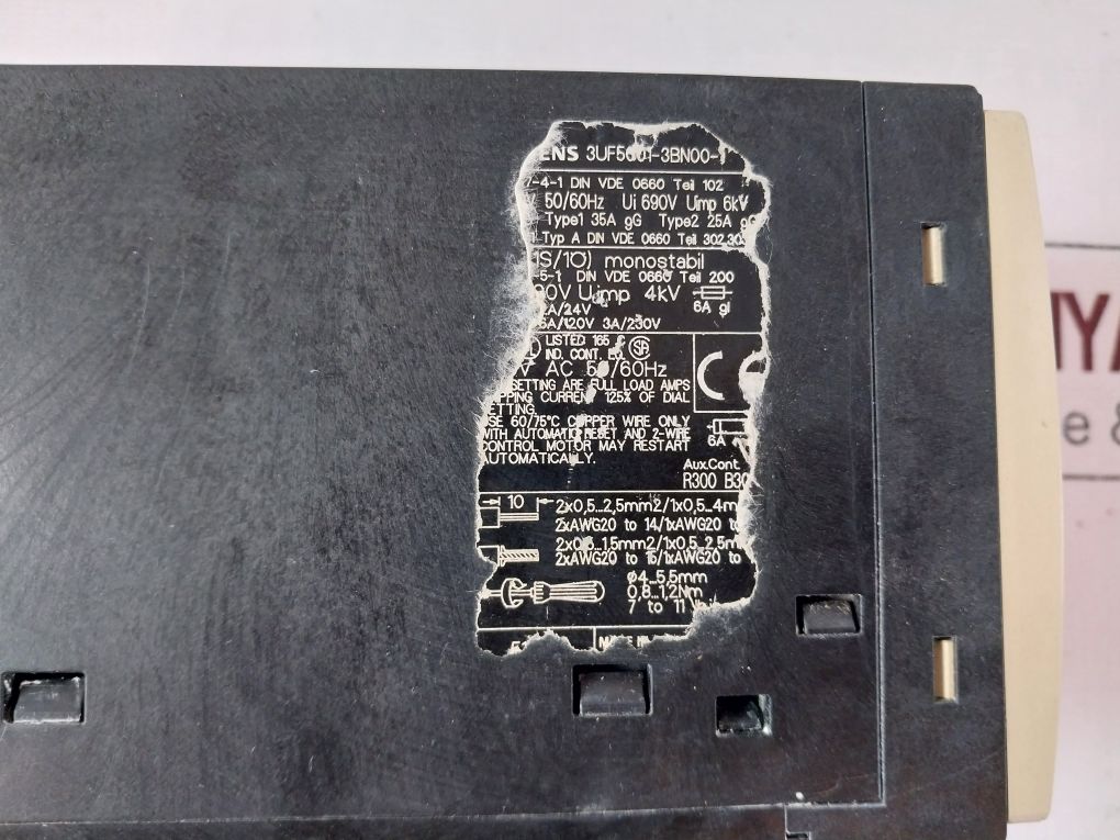 Siemens 3Uf5001-3Bn00-1 Simcode Module 