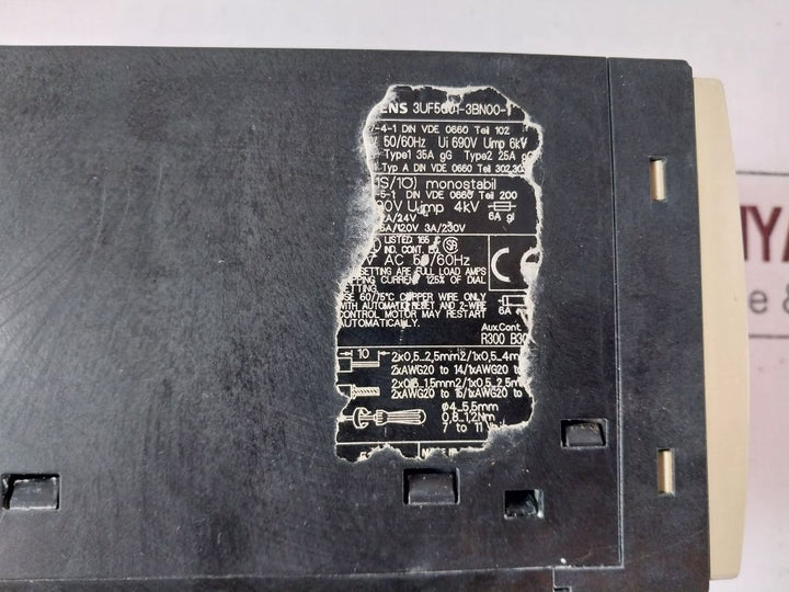 Siemens 3Uf5001-3Bn00-1 Simcode Module 