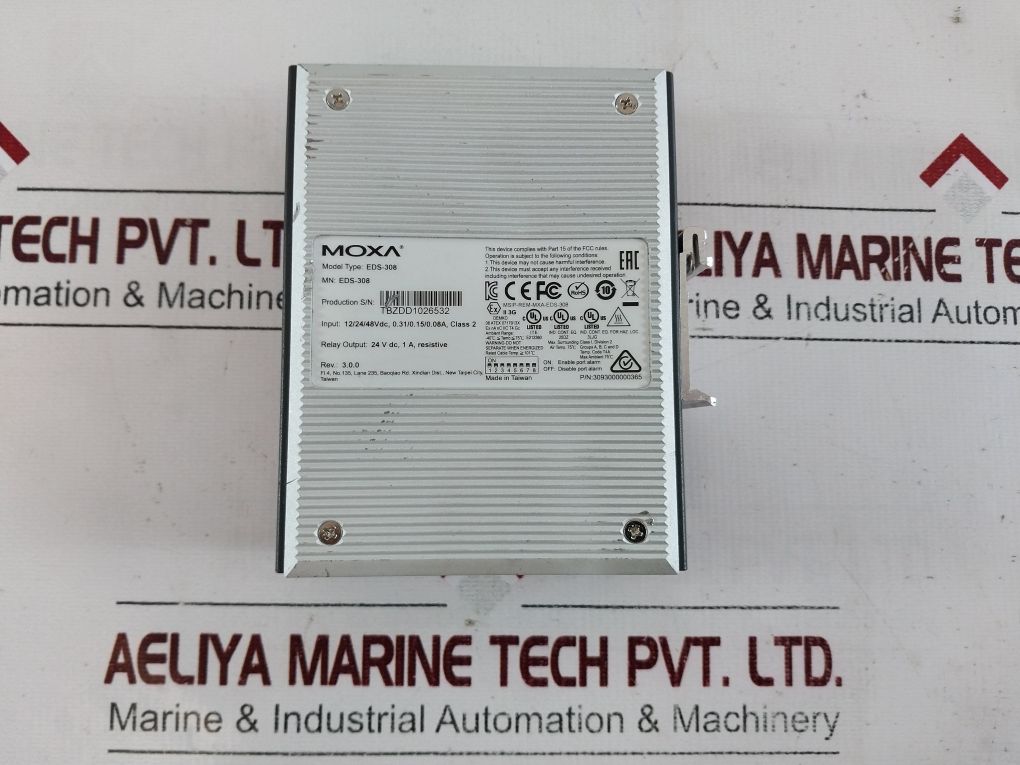 Moxa Eds-308 Ethernet Switch 3093000000365