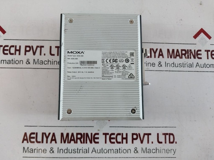 Moxa Eds-308 Ethernet Switch 3093000000365