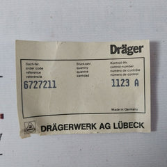 Drager Model 31 V=100 Cm3 Multi Gas Detector Pump Set 6727211