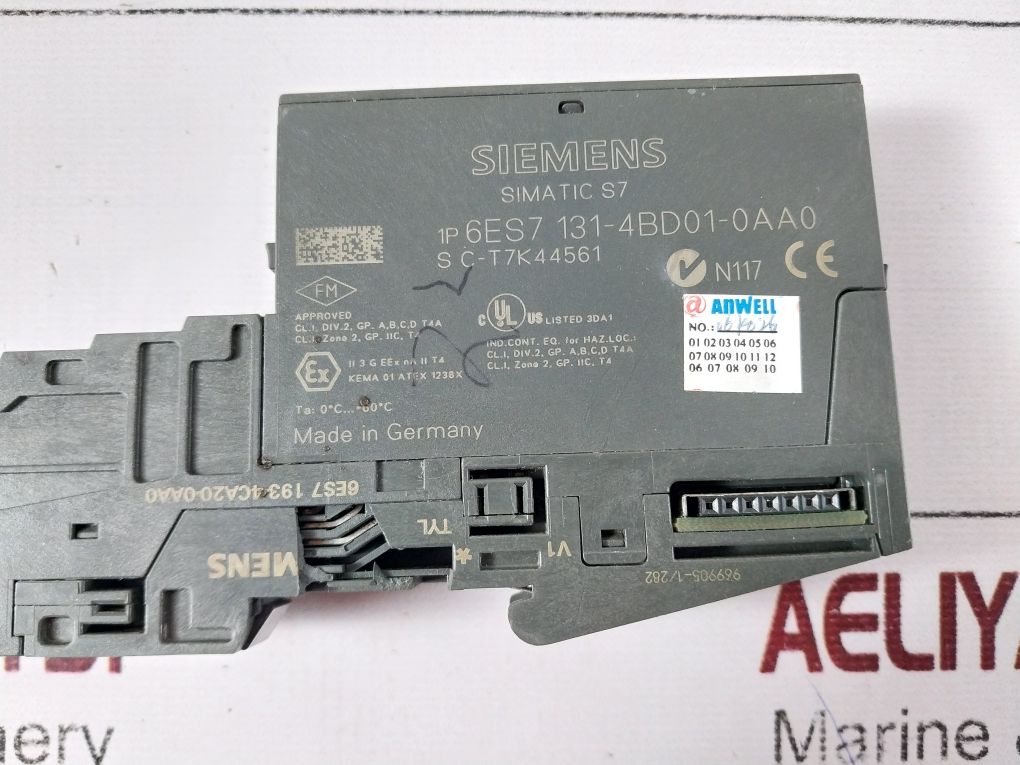 Siemens 6Es7 131-4Bd01-0Aa0 Digital Input Module 6Es7 193-4Ca20-0Aa0