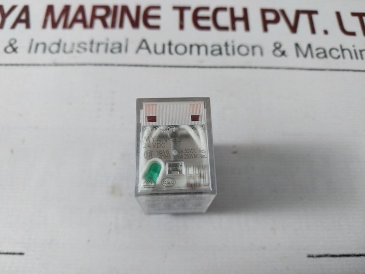 Lot Of 2X Omron My4N-gs Miniature Power Relay 24Vdc