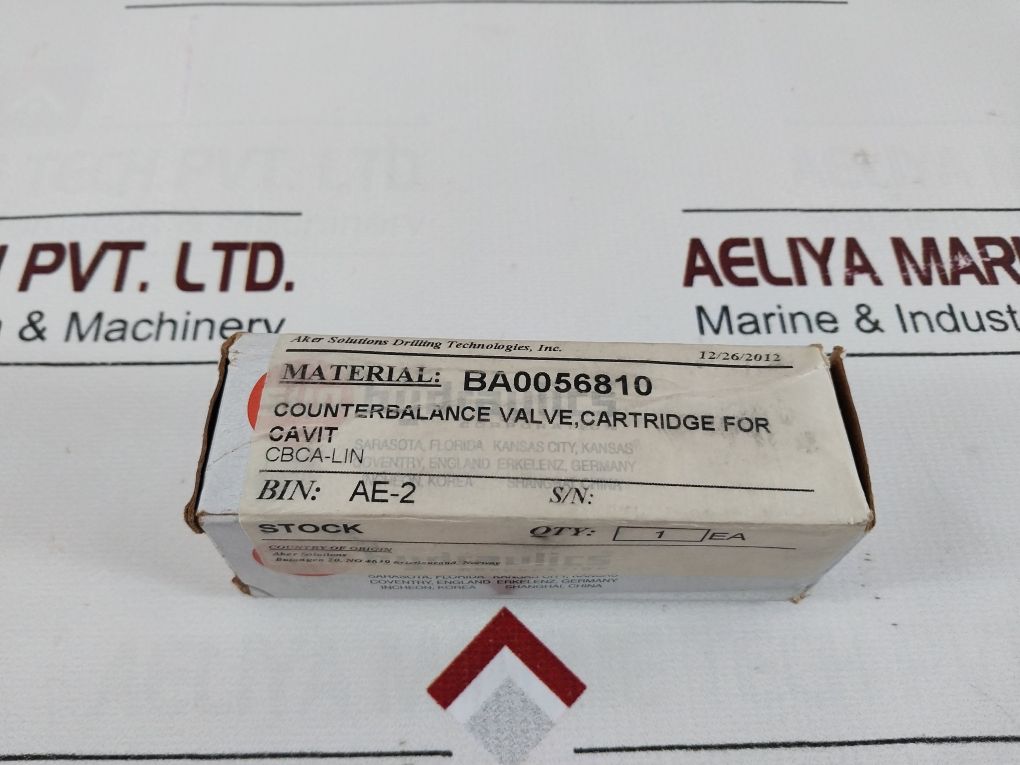 Sun Hydraulics Cbca-lin Counterbalance Valve Free Shipping