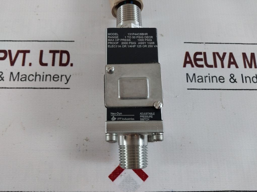 Itt Neo-dyn 131P44C6Bhr Adjustable Pressure Switch