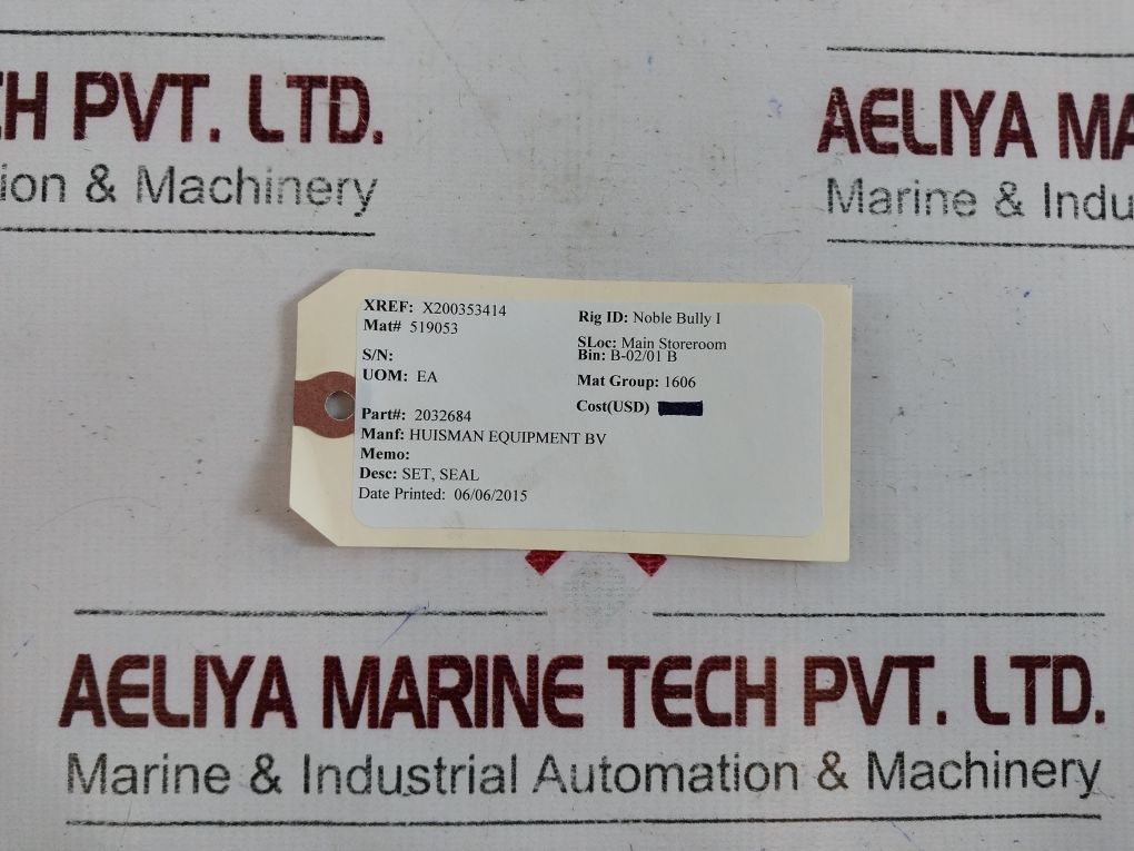 Huisman 2032684 Seal Set