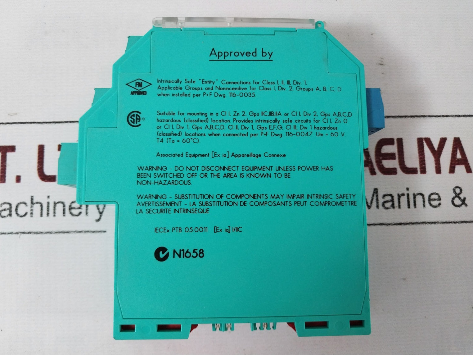 Pepperl+Fuchs Kfd2-sot2-ex1.Lb.Io Isolated Barrier 181004 