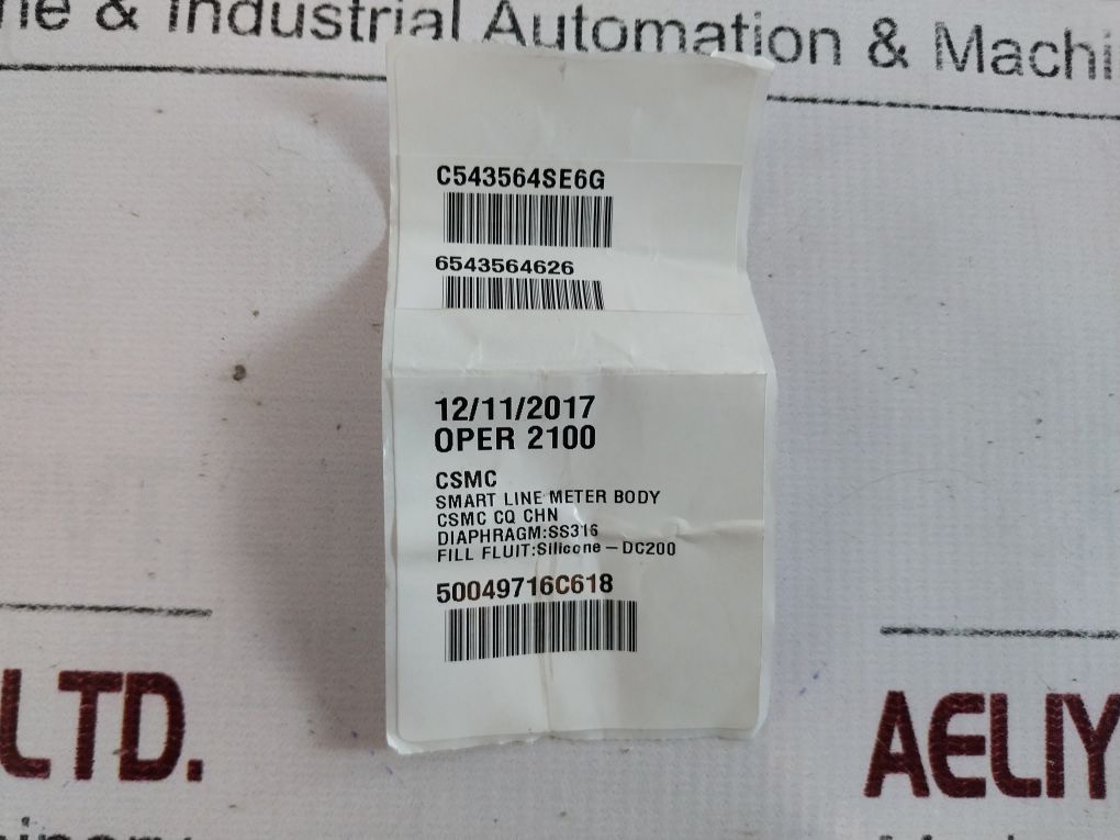 Honeywell Smart Line Meter Body 50049716C618