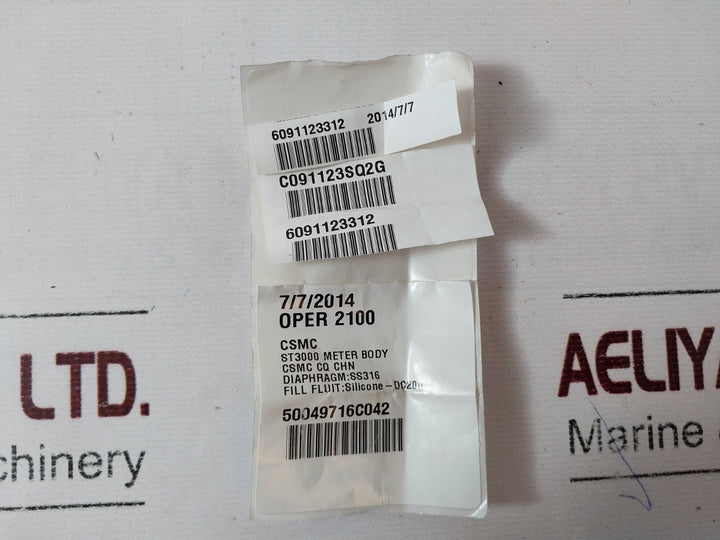 Honeywell 50049716C042 St3000 Meter Body