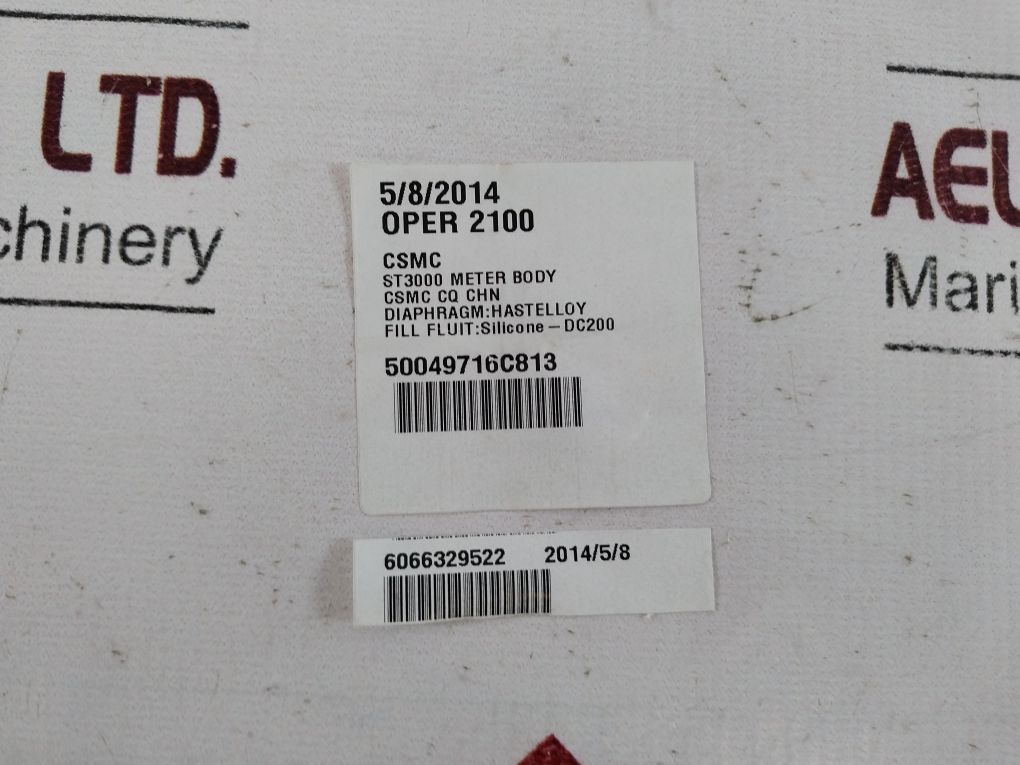 Honeywell 50049716C813 St3000 Meter Body