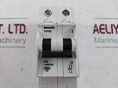 Siemens 5Sx42 C6 2-pole Circuit Breaker ~240/415V