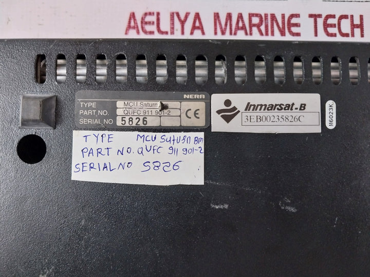 Nera Mcu Saturn Bm Qufc 911 901-2 Main Control Unit Inmarsat-b