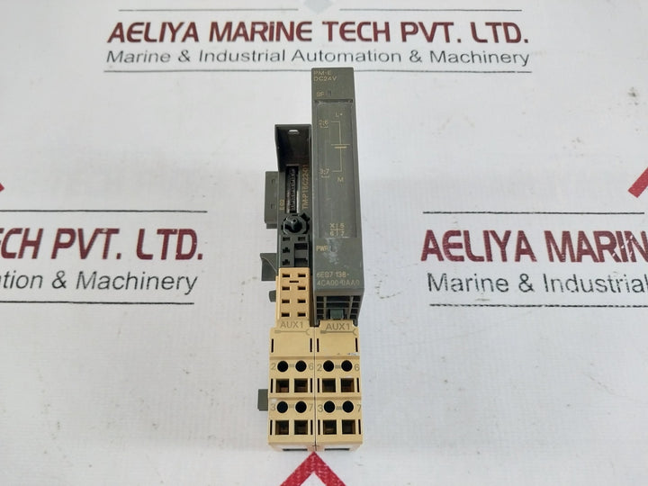 Siemens 6Es7 138-4Ca00-0Aa0 Module With 6Es7 193-4Ce10-0Aa0 Terminal Base