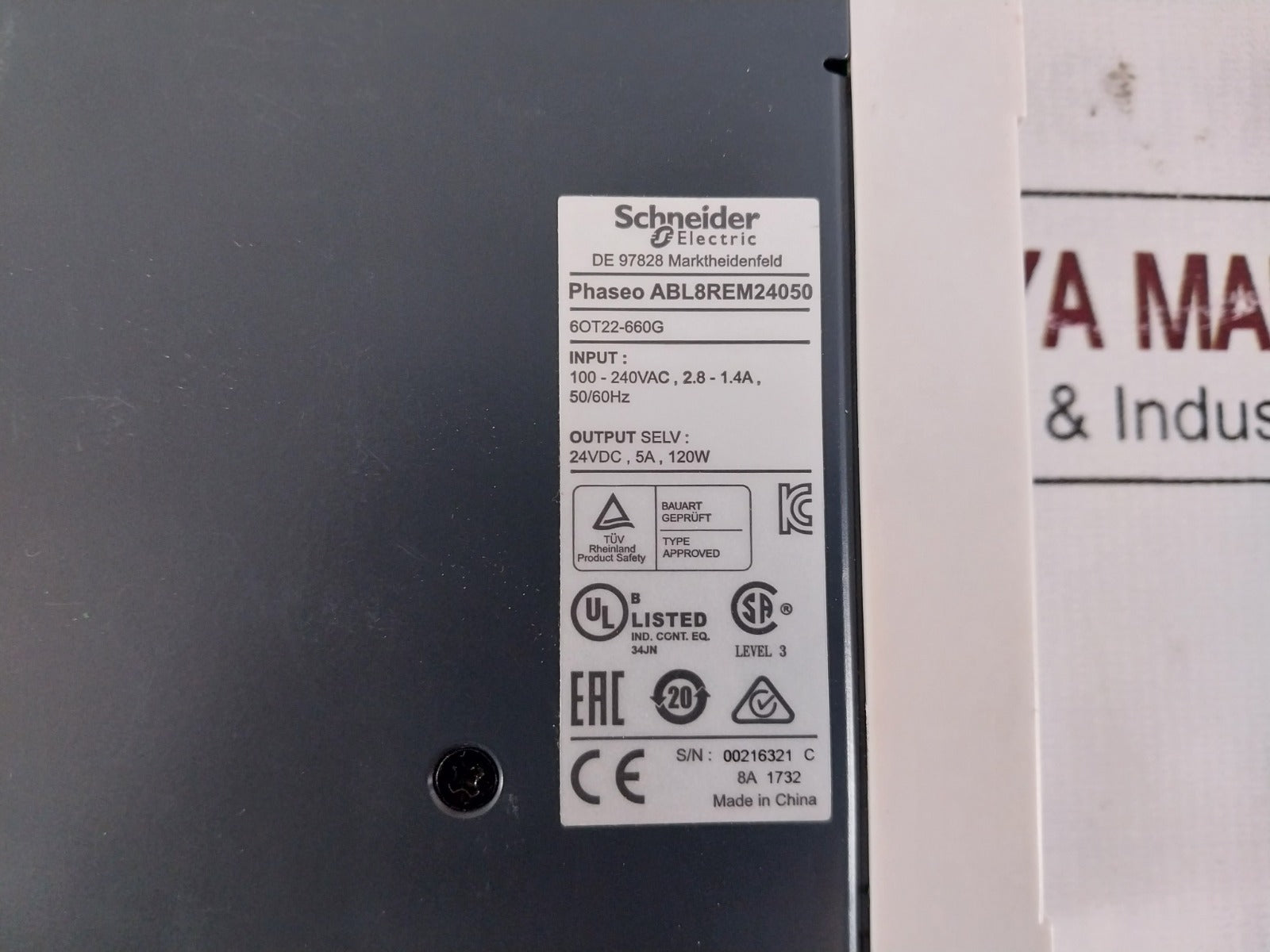 Schneider Electric Abl8Rem24050 Optimum Power Supply 