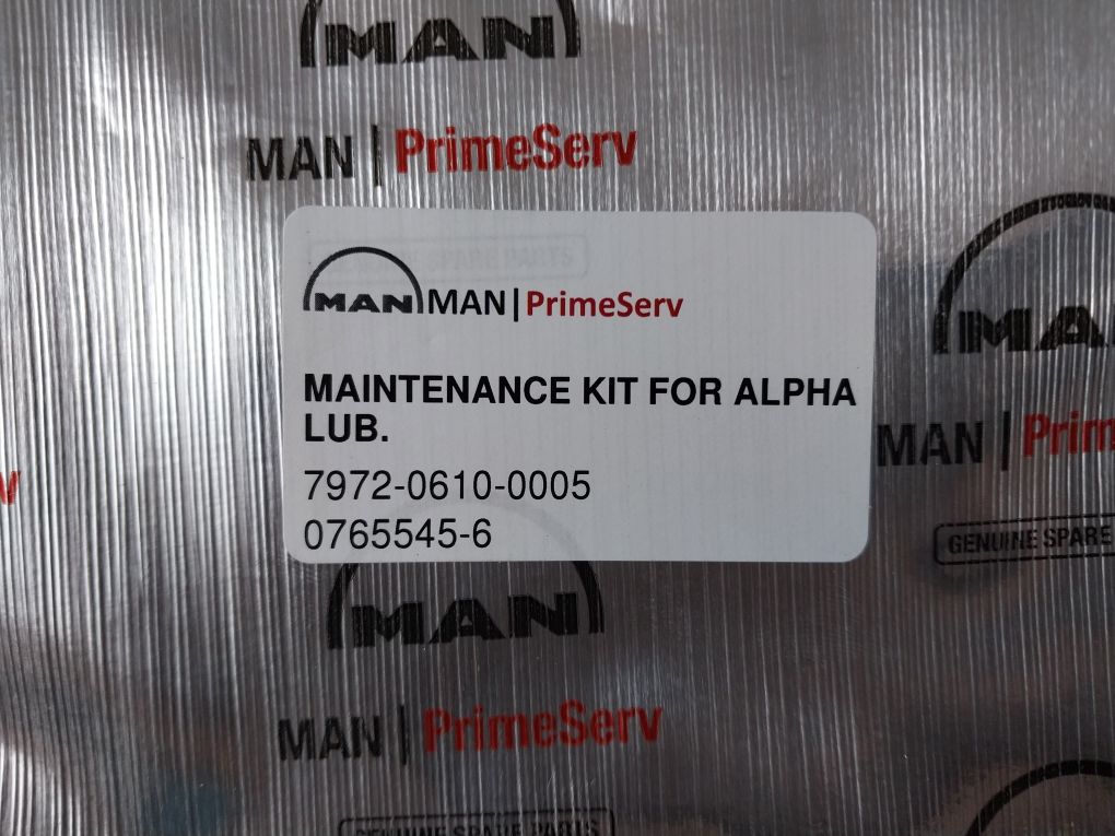 Man 7972-0610-0005 Maintenance Kit For Alpha Lubricators