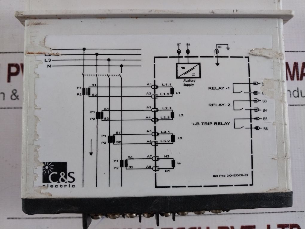 C&S Electric Iri-pro 3O-eo Protection Relay
