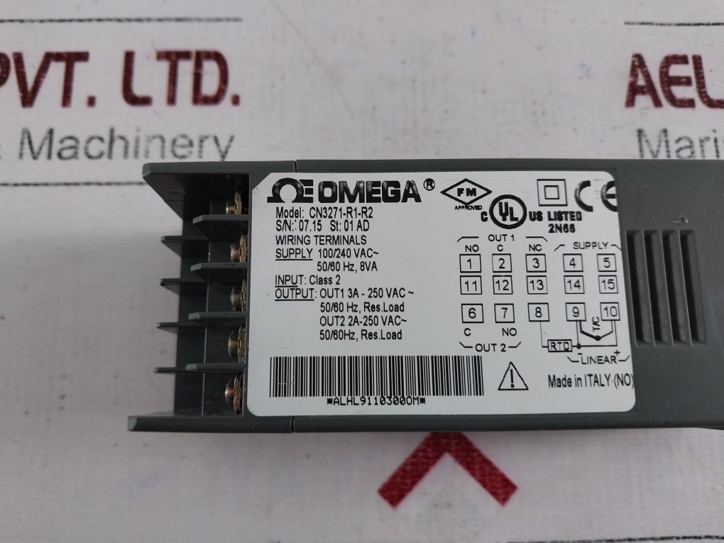 Omega Cn3271-r1-r2 Temperature Limit Controller