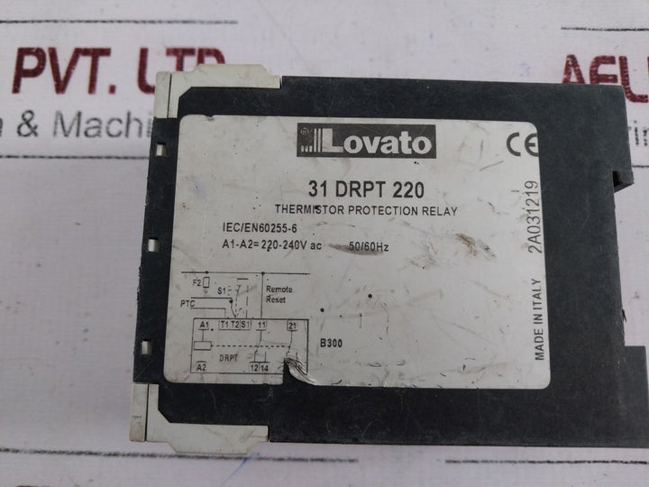 Lovato 31 Drpt 220 Thermistor Protection Relay Drpt