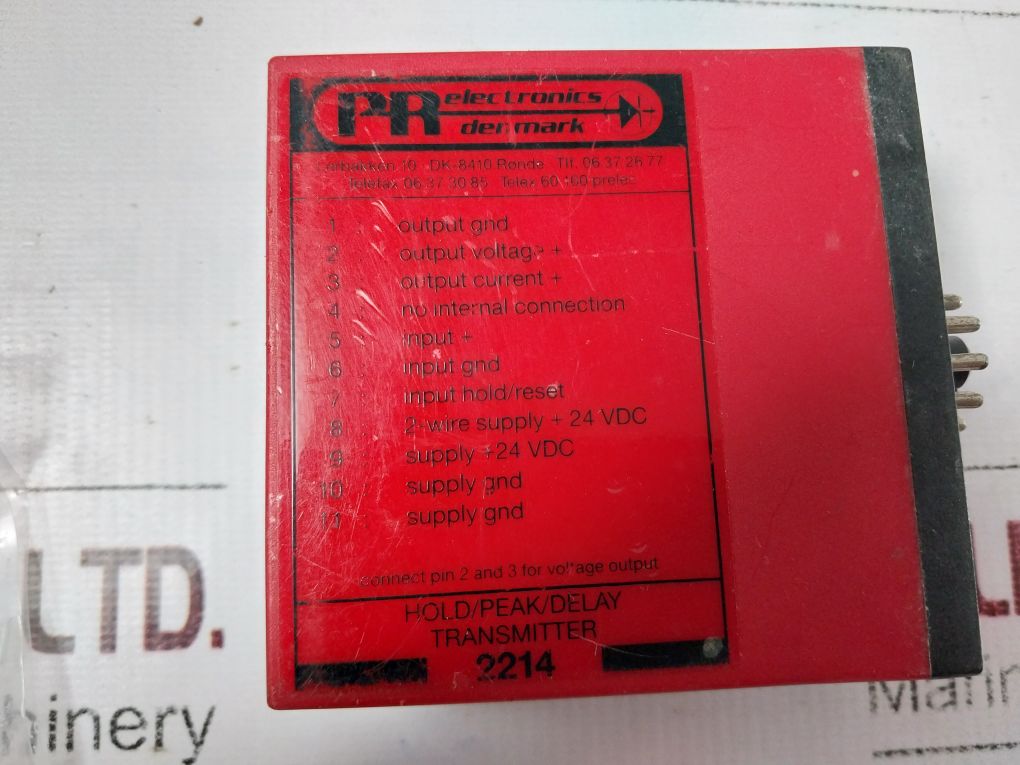 Pr Electronics 2214 Hold/Peak/Delay Transmitter 2214 D2C1 