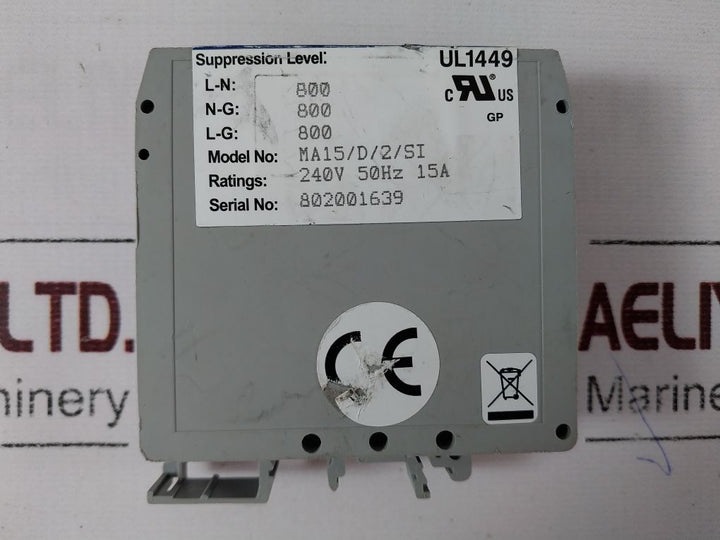Mtl Surge Ma15/D/2/Si Power Surge Suppressor