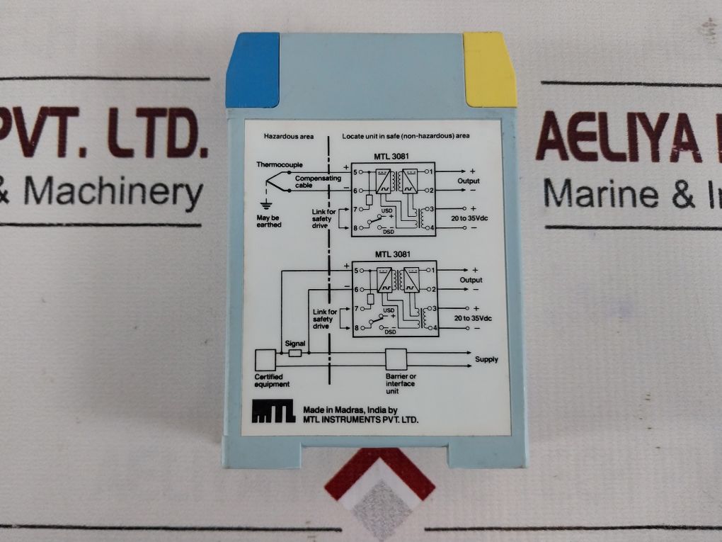 Measurement Technology Mtl 3081 Millivolt Isolator Mtl 3000 Series