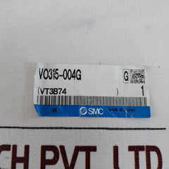Smc V0315-004G/ Vo315-004G Pneumatic Solenoid Valve 0~1.0Mpa