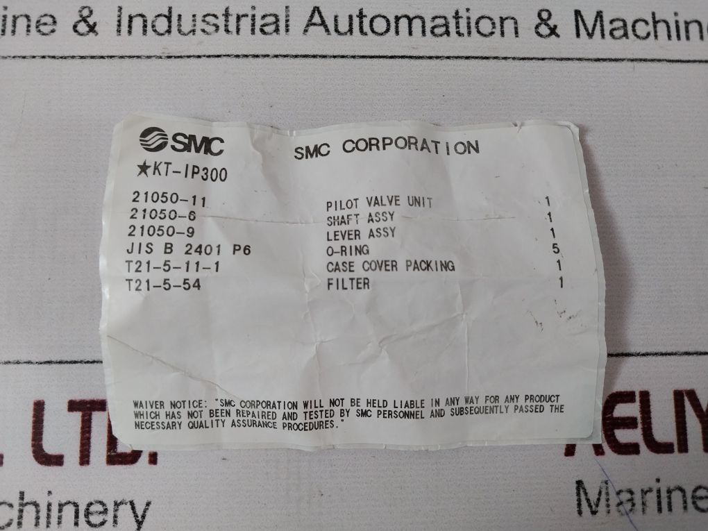 Smc Ip310-031 Positioner Kit Kt-ip300