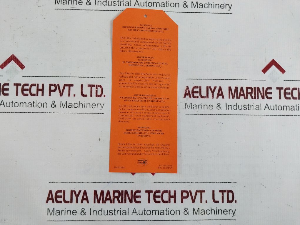 Clemco 03547 Air Filter Cartridge Cpf 20/80