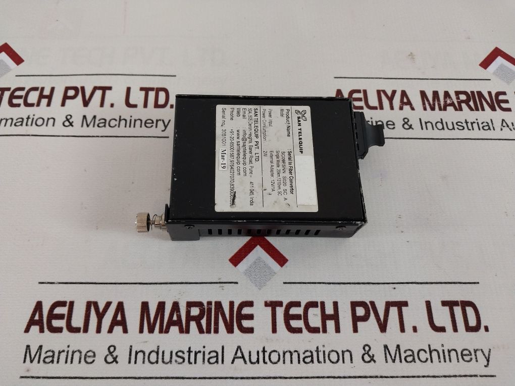 San Telequip Sc09Fsnn Ethernet To Fiber Converter Sc09Fsnn S020 Sc A