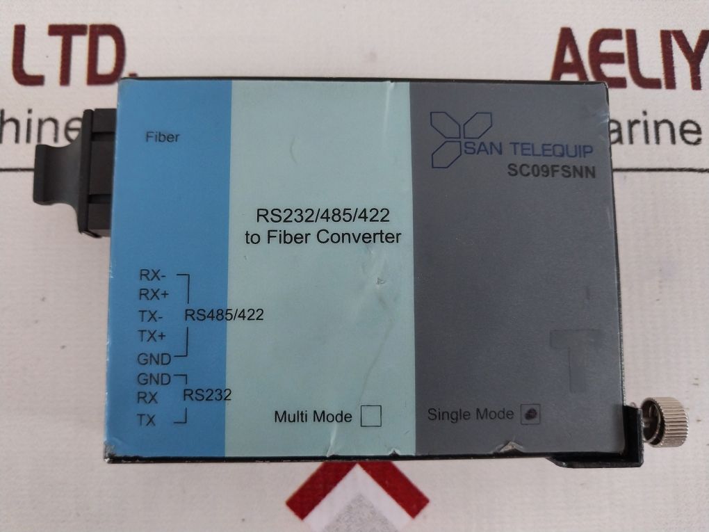 San Telequip Sc09Fsnn Ethernet To Fiber Converter Sc09Fsnn S020 Sc A