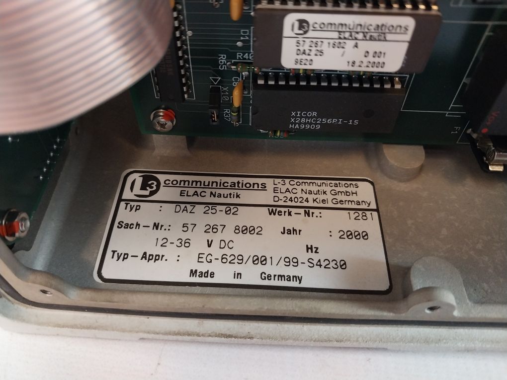 Elac/L-3 Communications Daz 25-02 Digital Repeater Display 57 267 8002